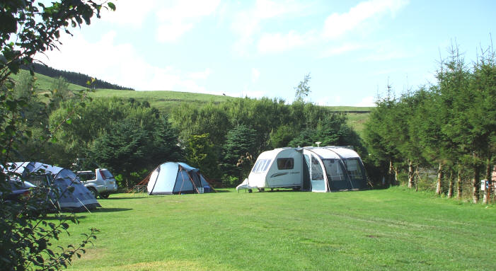 Red Squirrel Campsite Glenmidge Scotland